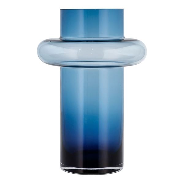 Tube Vas 30 cm Dark Blue Glas