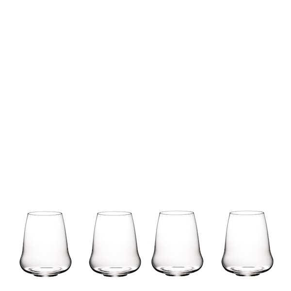 Stemless Wings Vinglas Riesling / Champagne 44 cl 4-pack