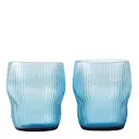 Pum Glas 9 cm 2-pack Blå