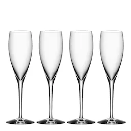 Orrefors More champagneglass 18 cl 4 stk