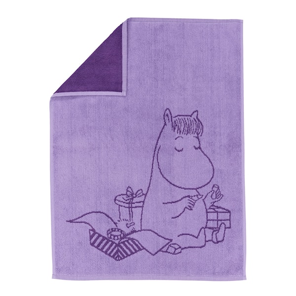 Mumin handduk 50x70 cm snorkfröken lila