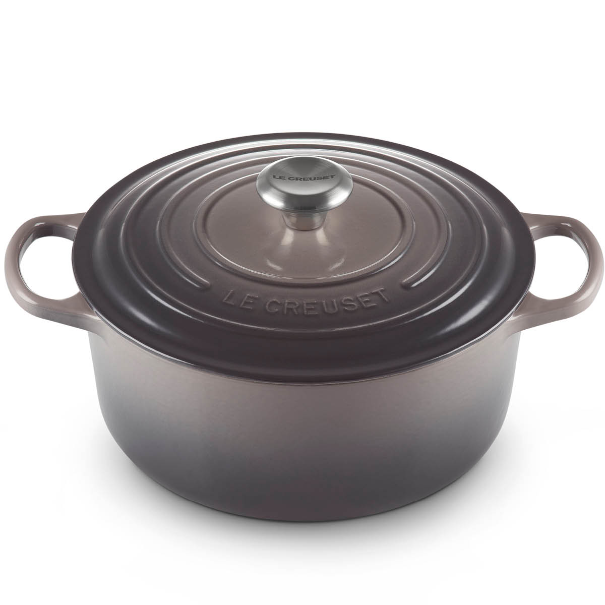 Le Creuset – Signature Gjutjärnsgryta rund 5,3 L Flint