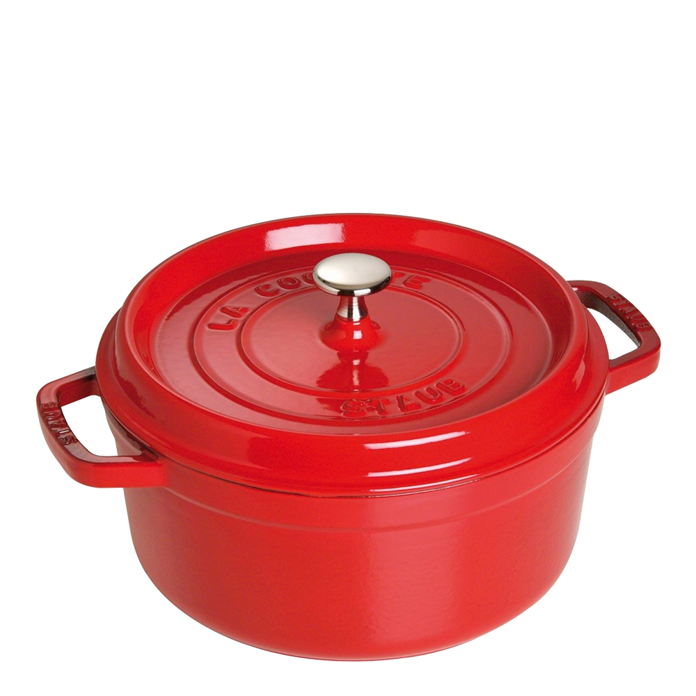 Staub – Gryta 5,2 L rund Röd