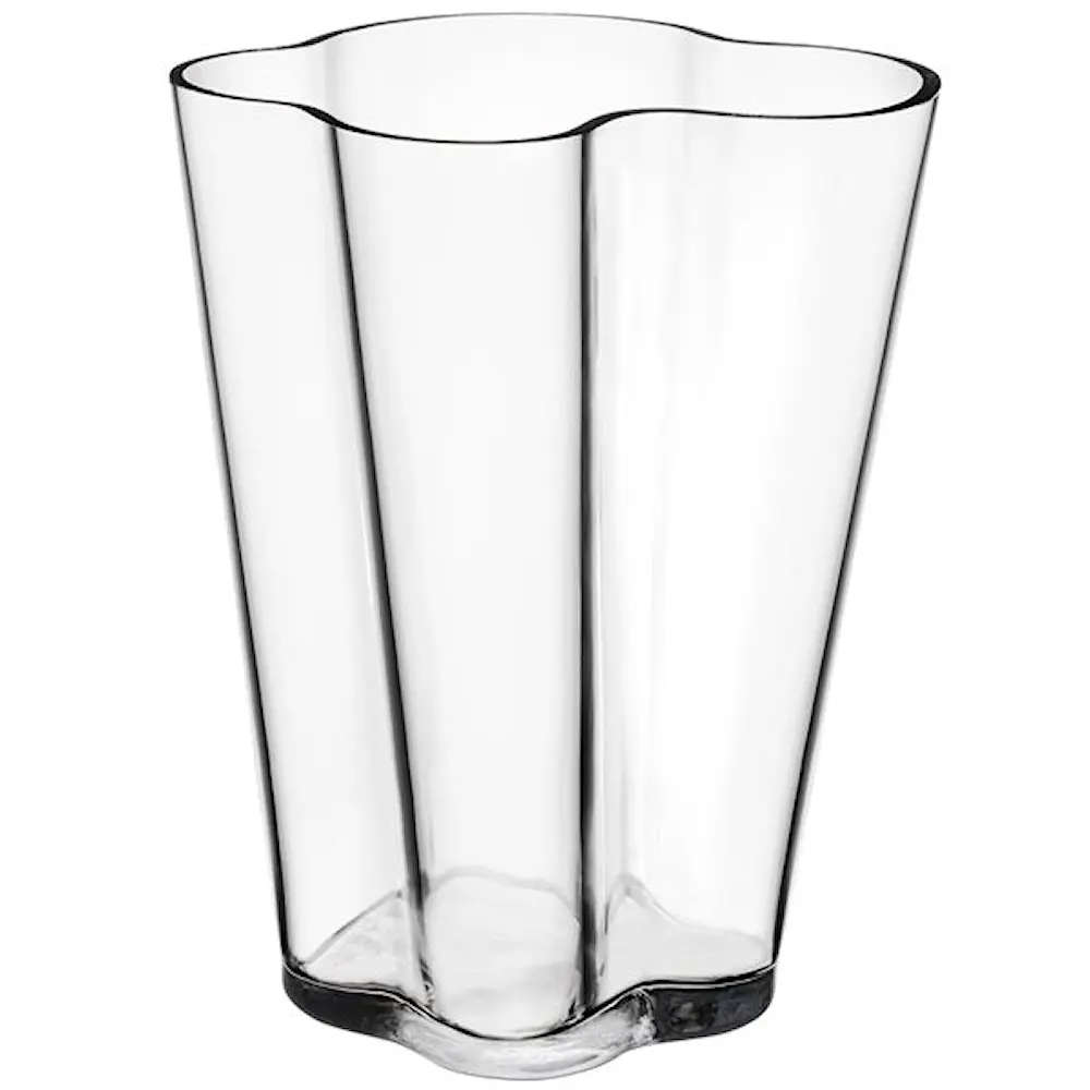 Alvar Aalto vase 27 cm clear