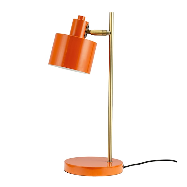 Ocean bordslampa 43 cm orange/mässing