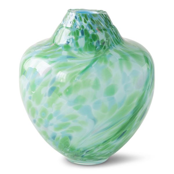 Produktfoto för Magnor - Unik Skulptur Konstglas 24 cm Grön