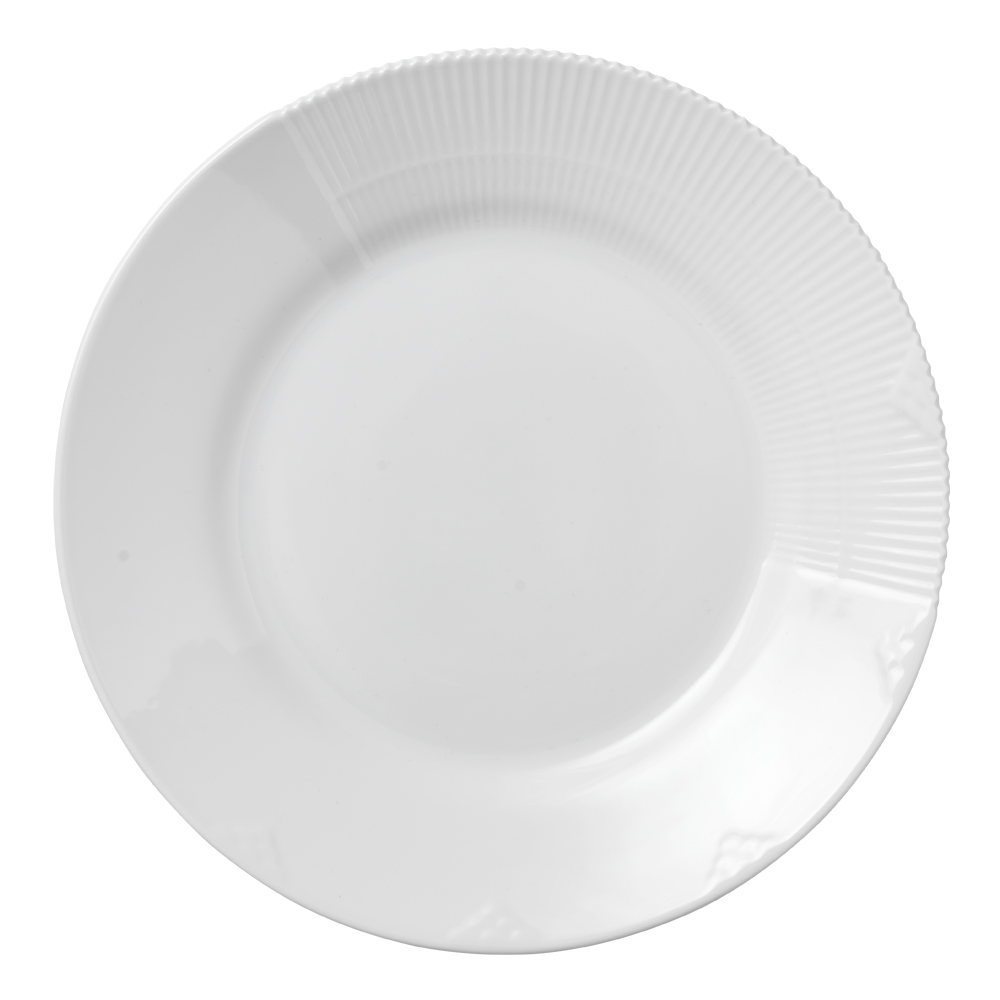 Royal Copenhagen – White Elements Tallrik flat 28 cm