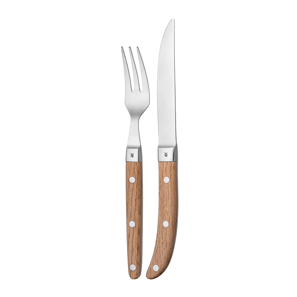 Ranch biffsett med biffkniv og gaffel 12 deler