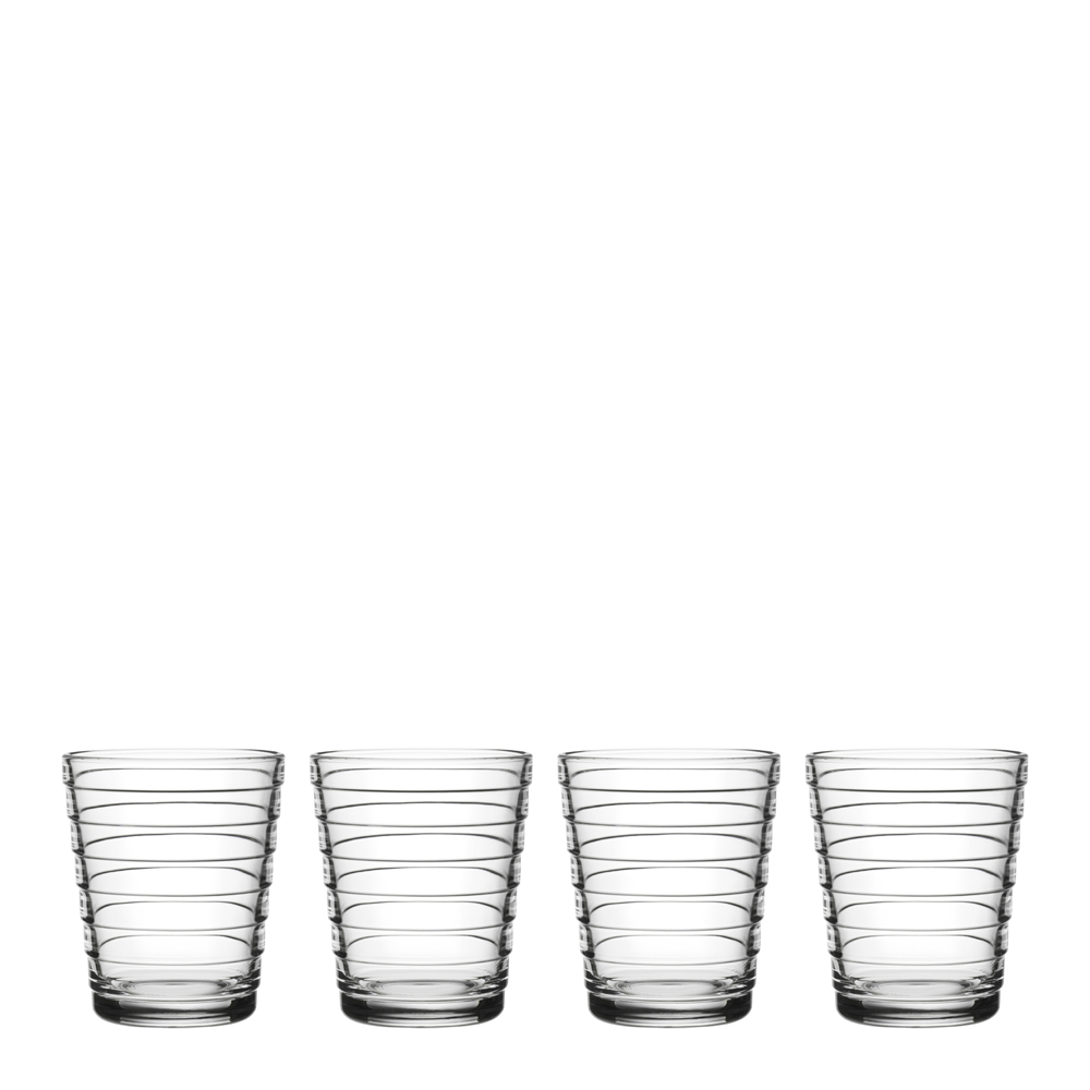 iittala – Aino Aalto Glas 22 cl 4-pack Klar