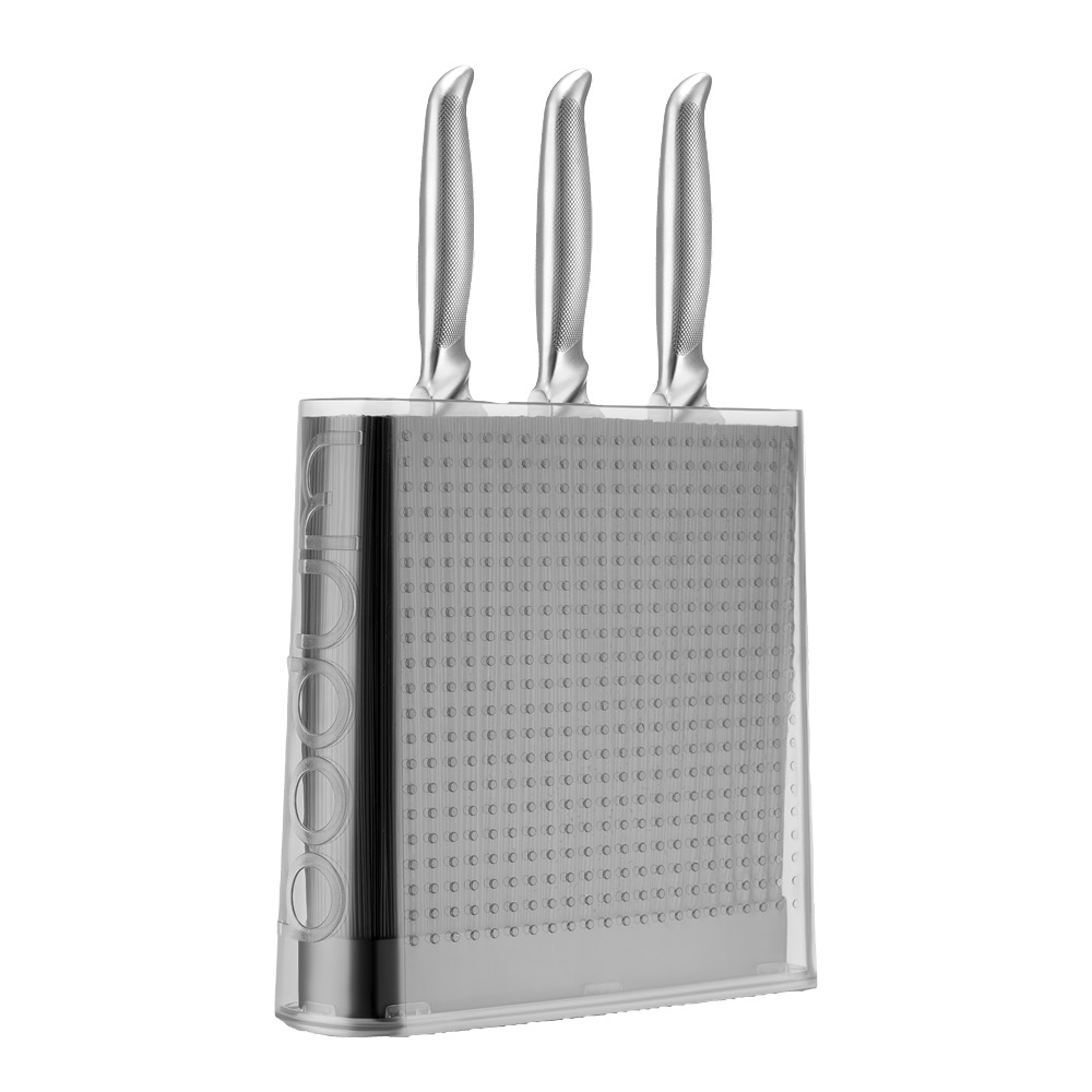 Bodum - Bistro knivblock 6 cm grå