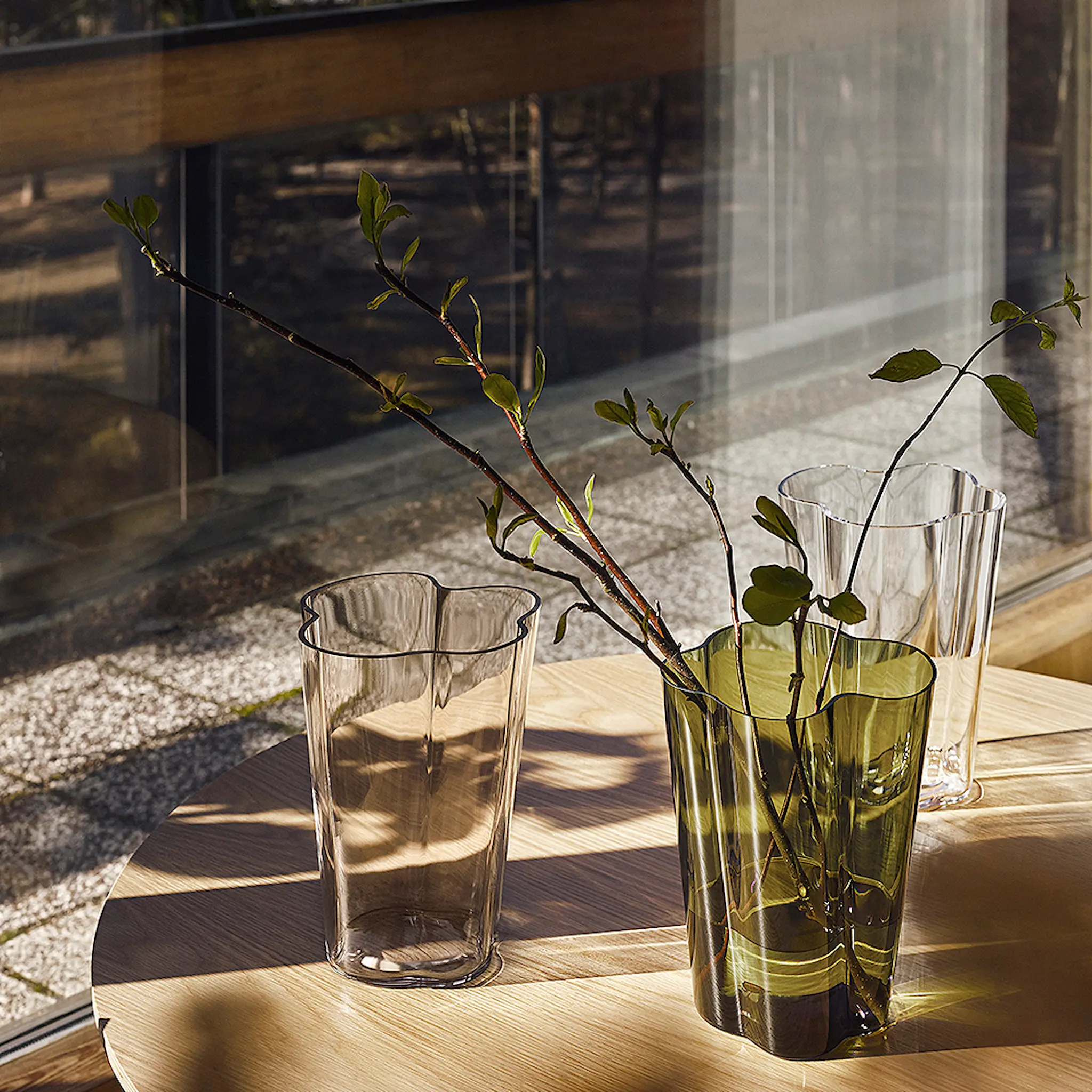 iittala Alvar Aalto vase 27 cm mosegrønn