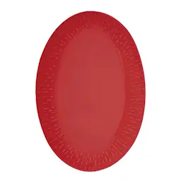 Aida - Life in colour Confetti ovalt fat 36x25,5 cm chili