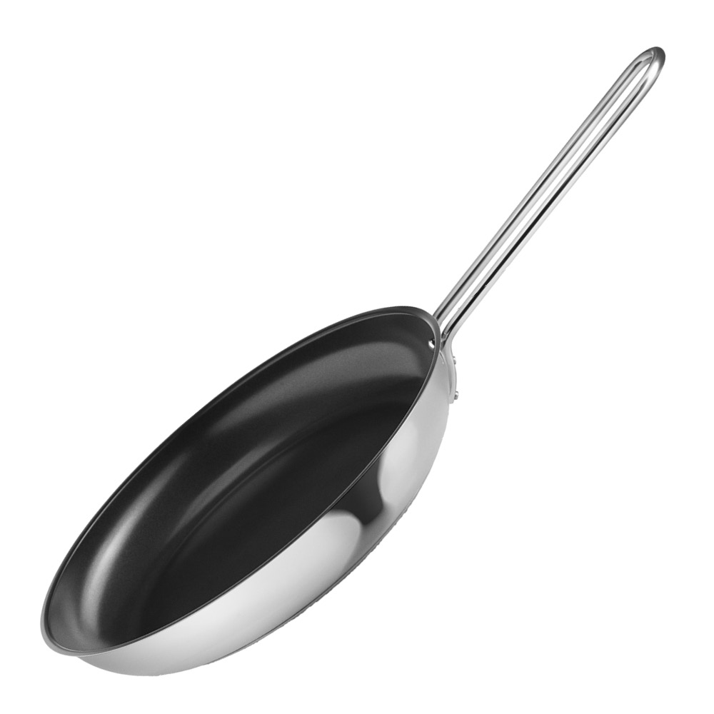 Eva Trio - Stainless Steel Paistinpannu 30 cm Keraaminen pinnoite