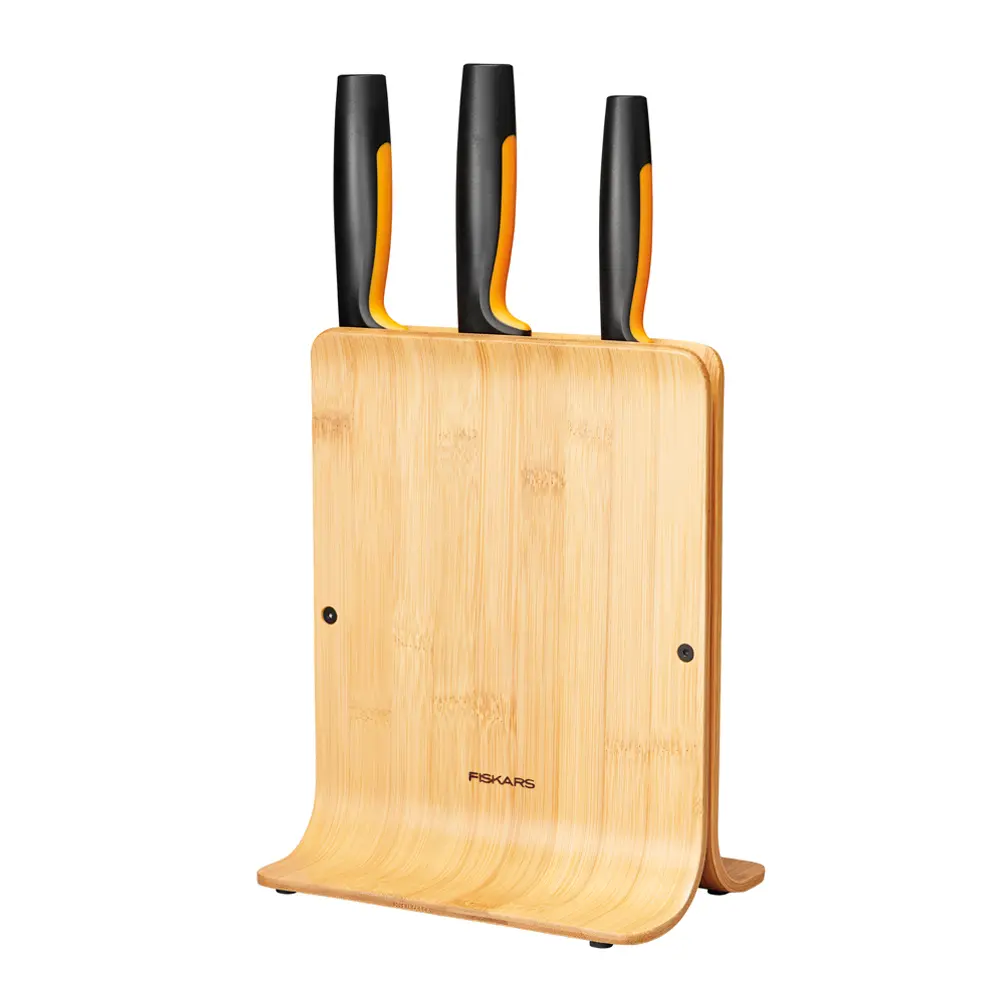 Functional form knivblokk med 3 kniver bambus