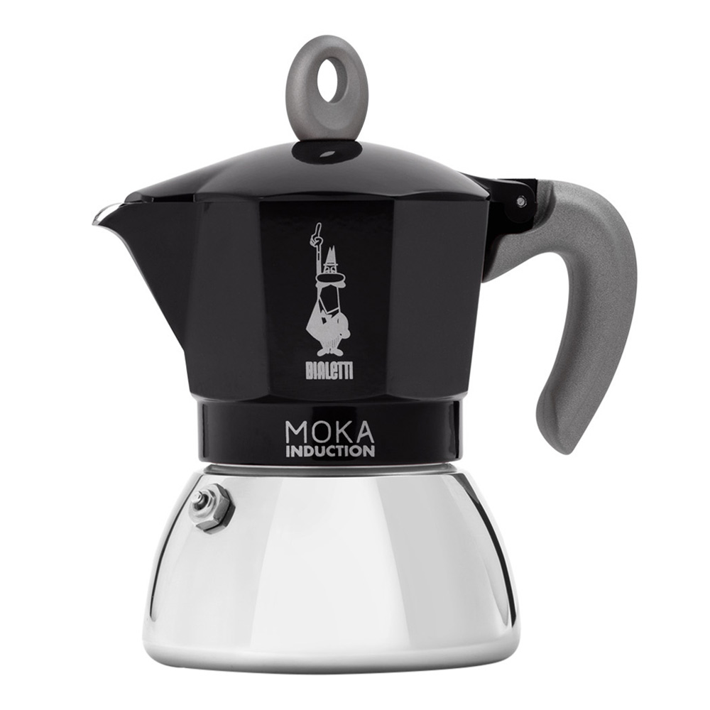 Bialetti – Mokka induction Mokabryggare 4 koppar Svart