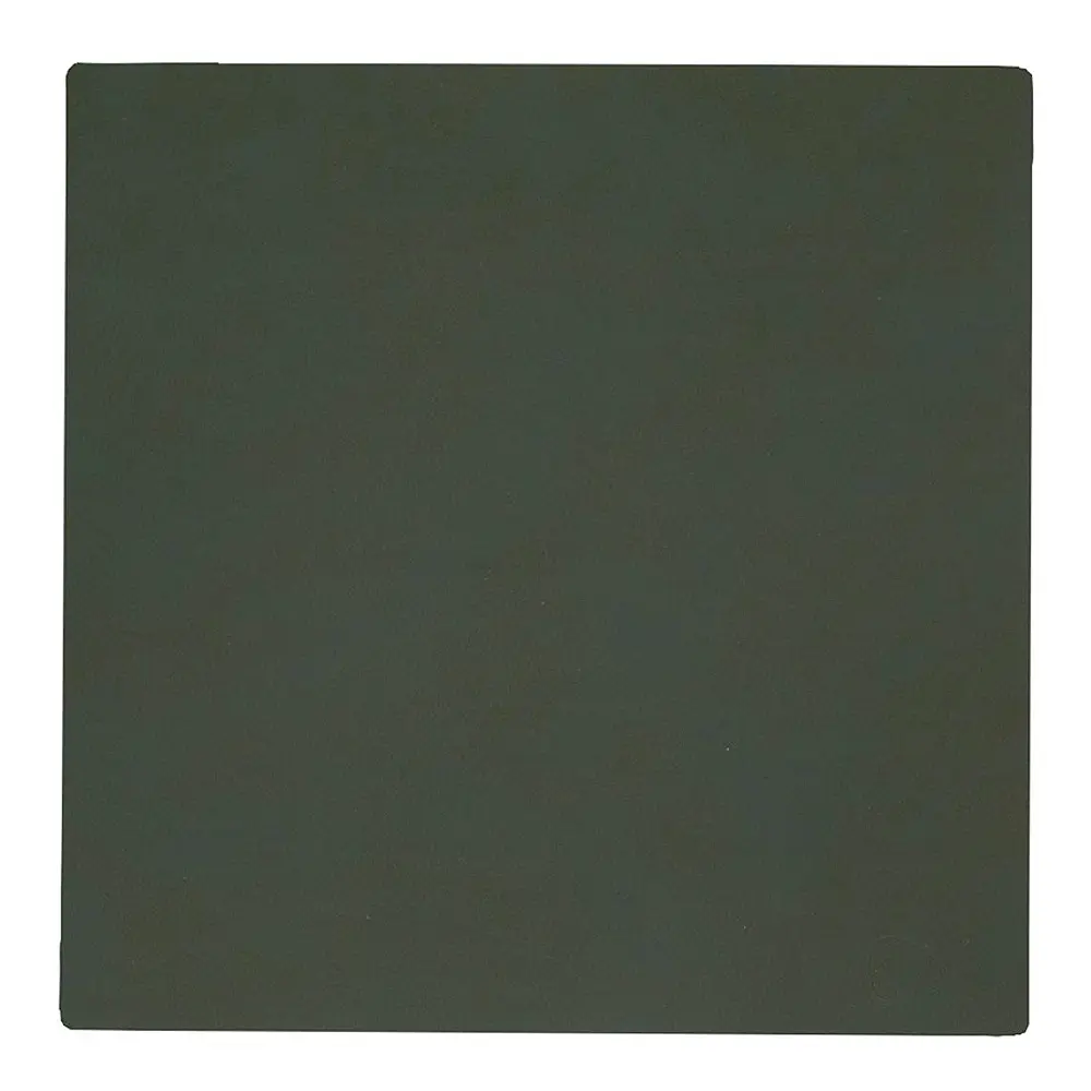 Nupo square glassunderlag 10x10 cm militærgrønn
