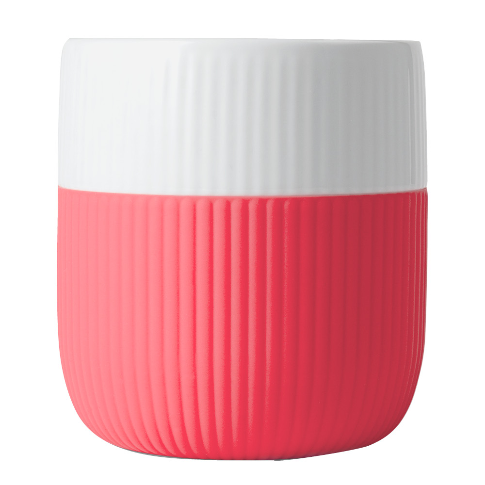 Läs mer om Royal Copenhagen - Fluted Contrast Mugg 35 cl Hibiskus