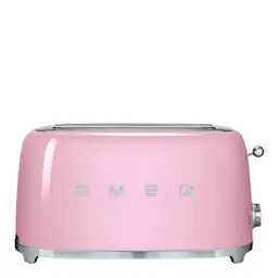 SMEG Smeg 50's Style Leivänpaahdin 4 viipaletta Vaaleanpunainen