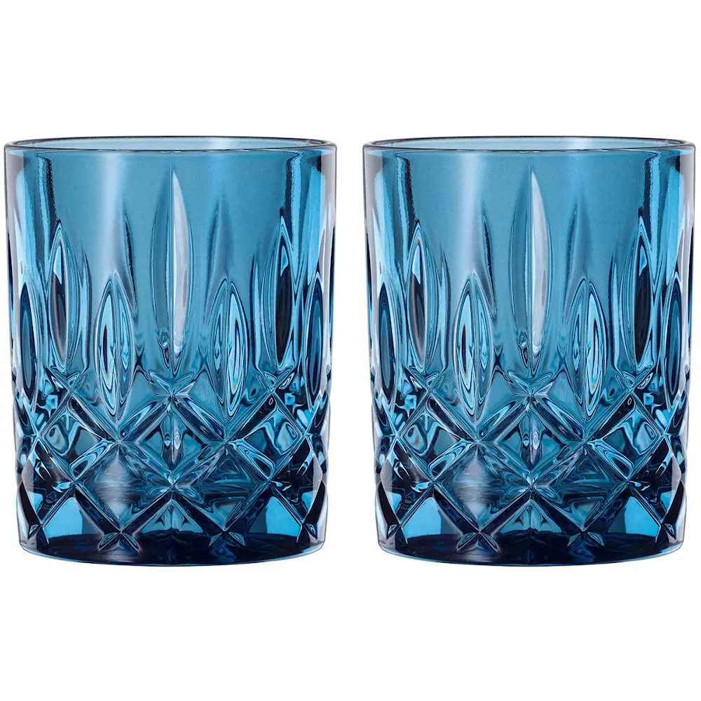 Noblesse whiskyglass 29,5 cl 2 stk vintage blue