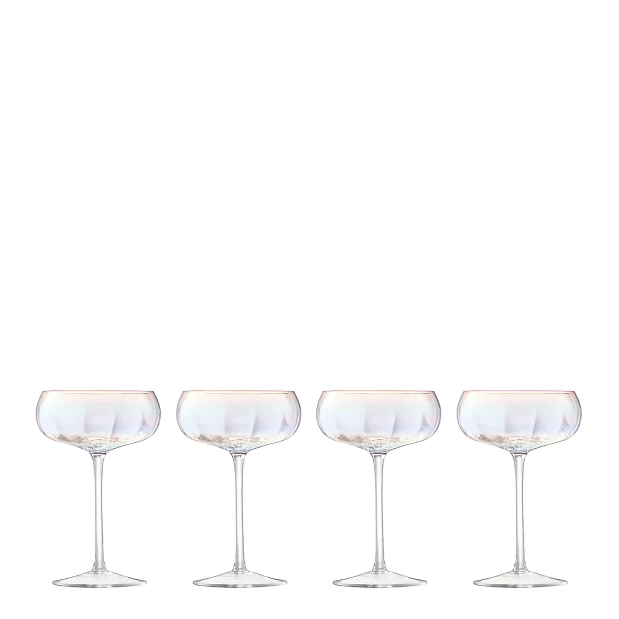 LSA International Pearl Champagnecoupe 30 cl 4-pack