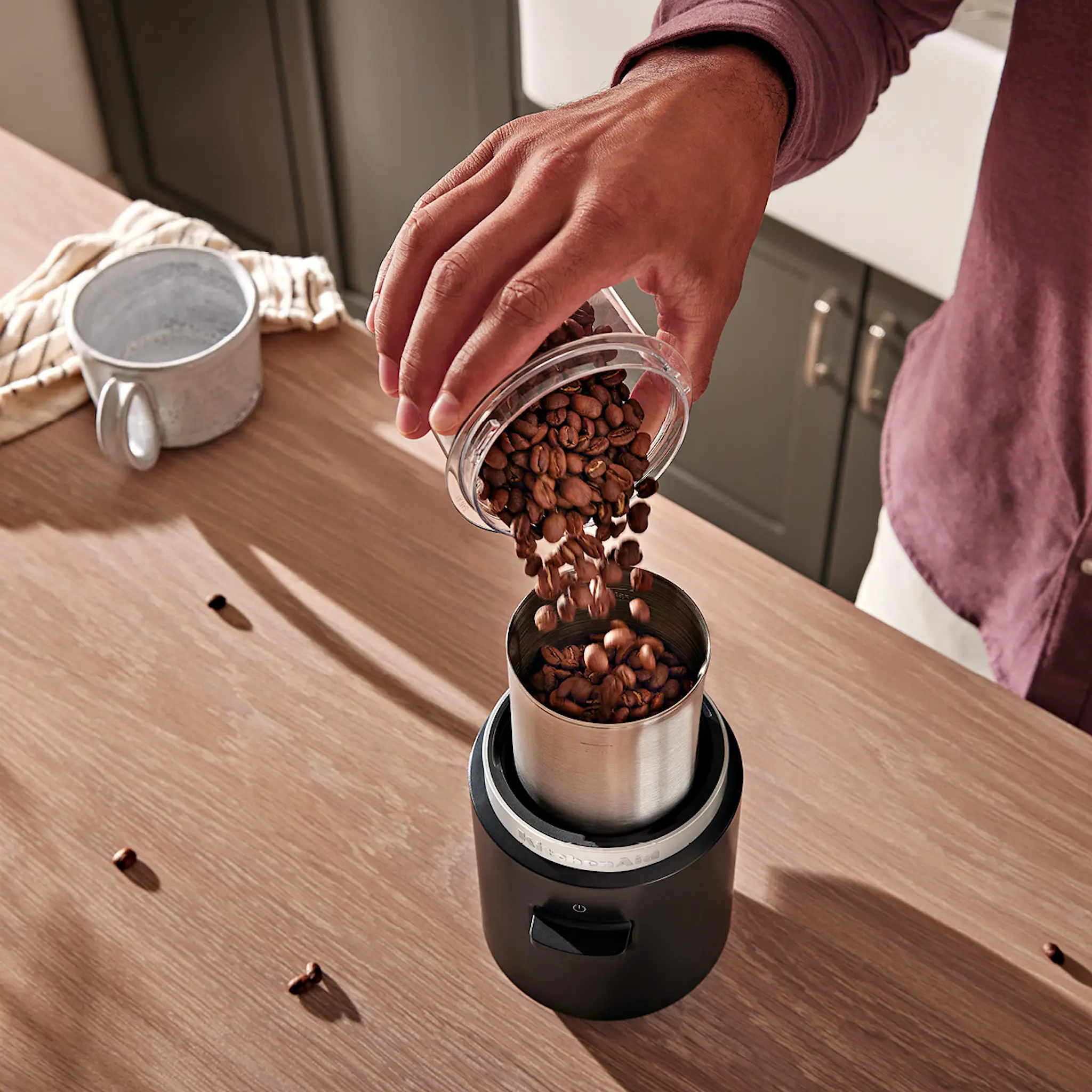 KitchenAid KitchenAid Go Cordless Kaffekvarn 5KBGR100BM utan batteri Mattsvart