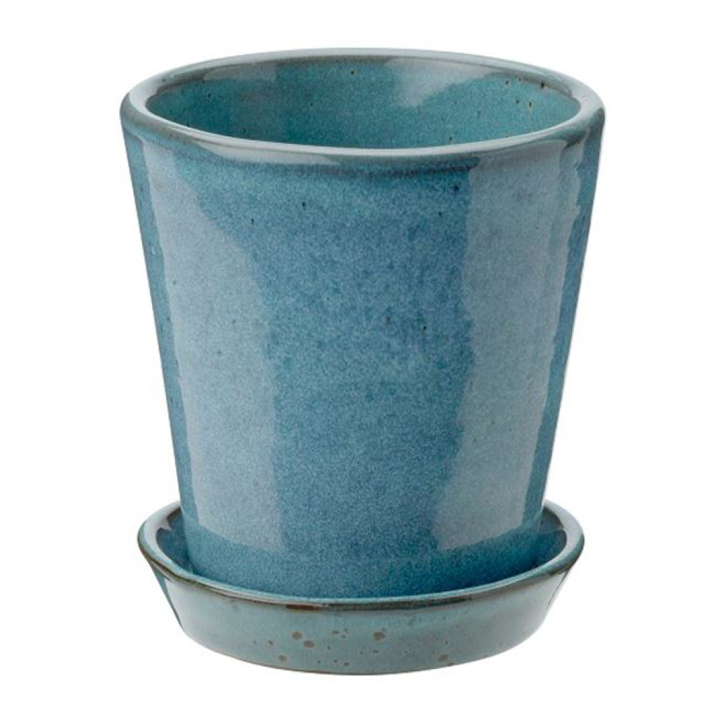 Knabstrup Keramik - Knabstrup Örtkruka 10,5 cm Dusty Blue