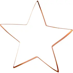 Cacas Kakutstikker stjerne 25 cm kobber