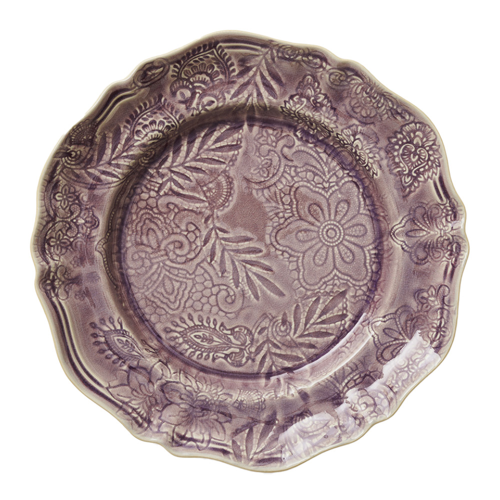 Sthål – Arabesque serveringsfat rund 34 cm lavender