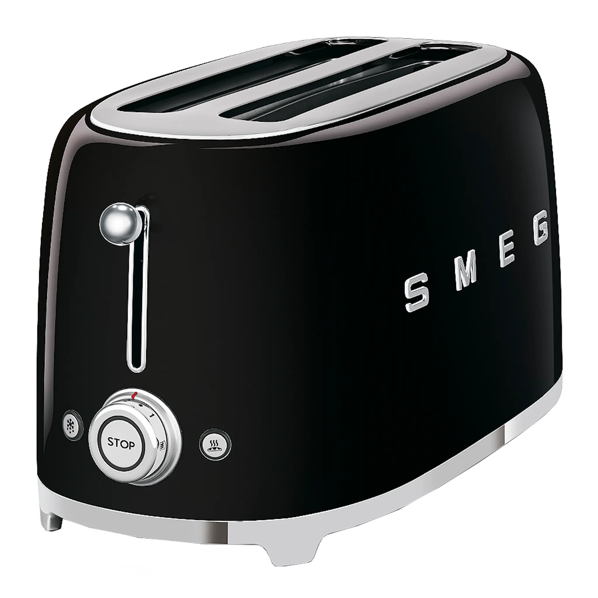 SMEG Smeg 50's Style Leivänpaahdin 4 viipaletta Musta
