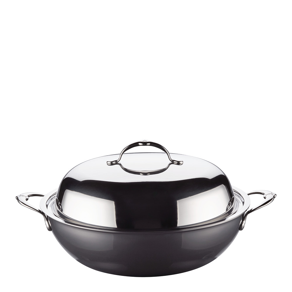 Hestan – Nanobond Wok med lock 36 cm Stål