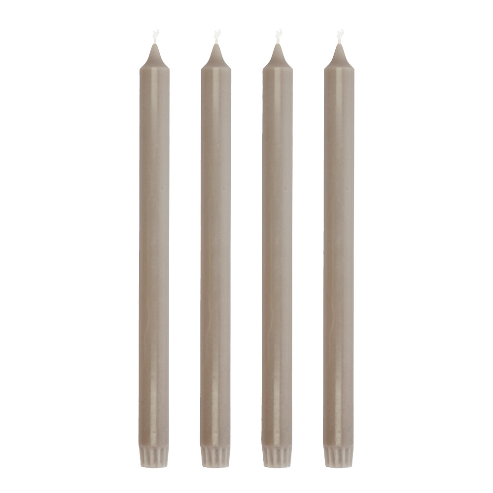 Villa Collection - Aia Kronljus 4-pack 30 cm Taupe