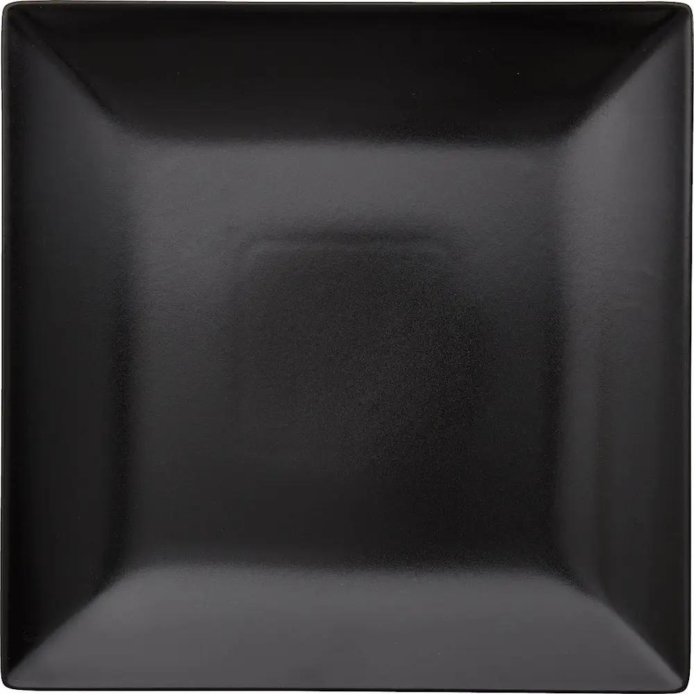 Quadro tallerken 26x26 cm svart