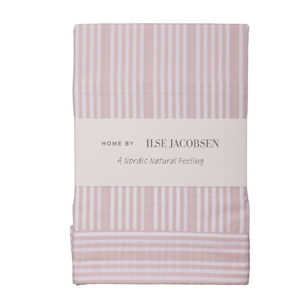 Home by Ilse Jacobsen - Bedding Collection Tyynyliina 60x63 cm 2 kpl Powder Rose Stripes