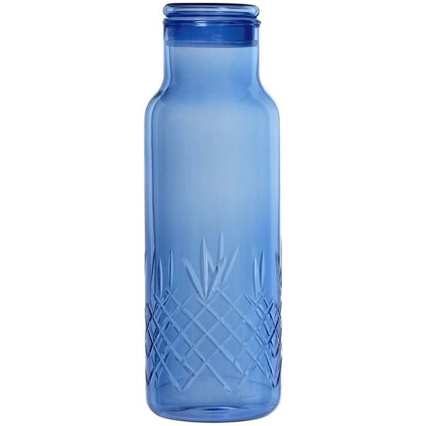 Crispy Bottle Large Karaffel 1 l Blue