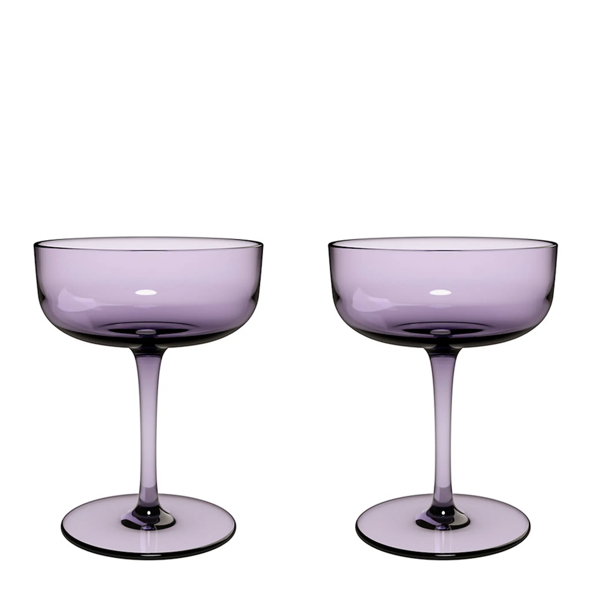 Villeroy & Boch Champagneglass coupe 10 cl 2 stk lavendel