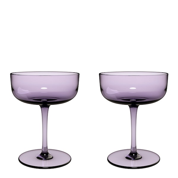 Champagneglas coupe 10 cl 2-pack Lavender
