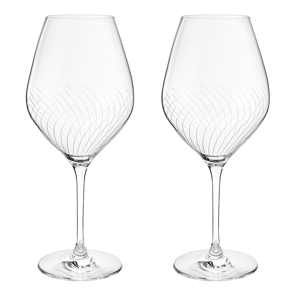 Holmegaard – Cabernet Lines Bourgogneglas 69 cl 2-pack Klar