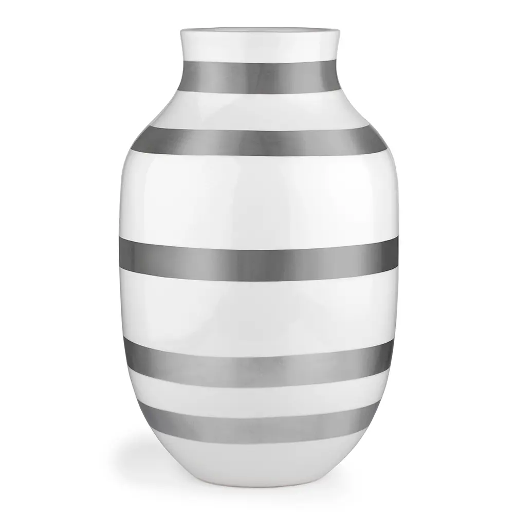 Omaggio vase 30,5 cm sølv