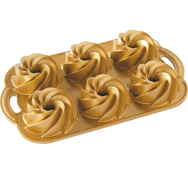 Heritage Bakform Bundtlette Guld