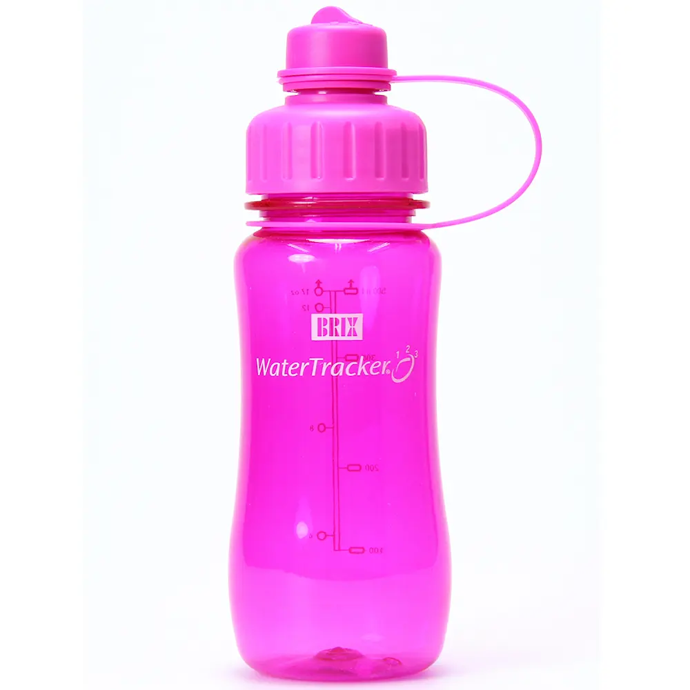 WaterTracker drikkeflaske 0,5L hot pink