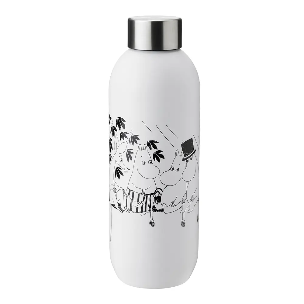 Keep Cool Moomin drikkeflaske 0,75L soft white