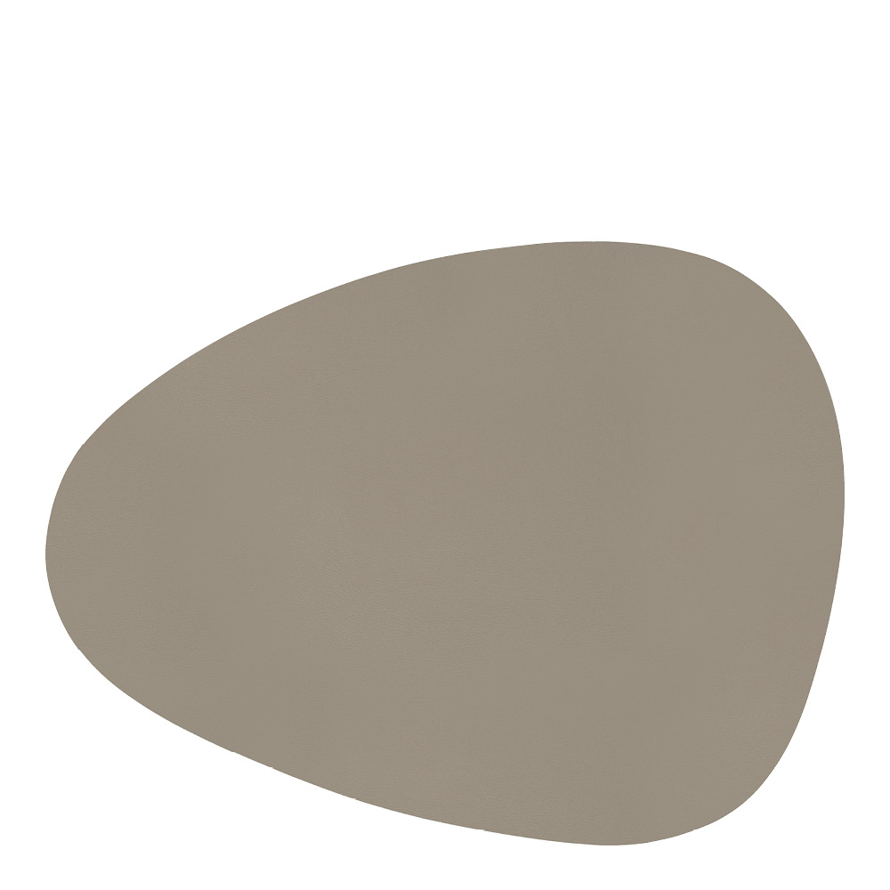 Läs mer om Ziczac - Stone bordstablett 43x32 cm organisk taupe