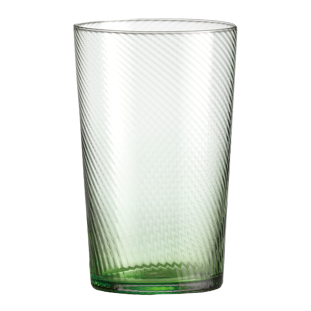 Aida – RAW Unique swirl highball glas 45 cl green