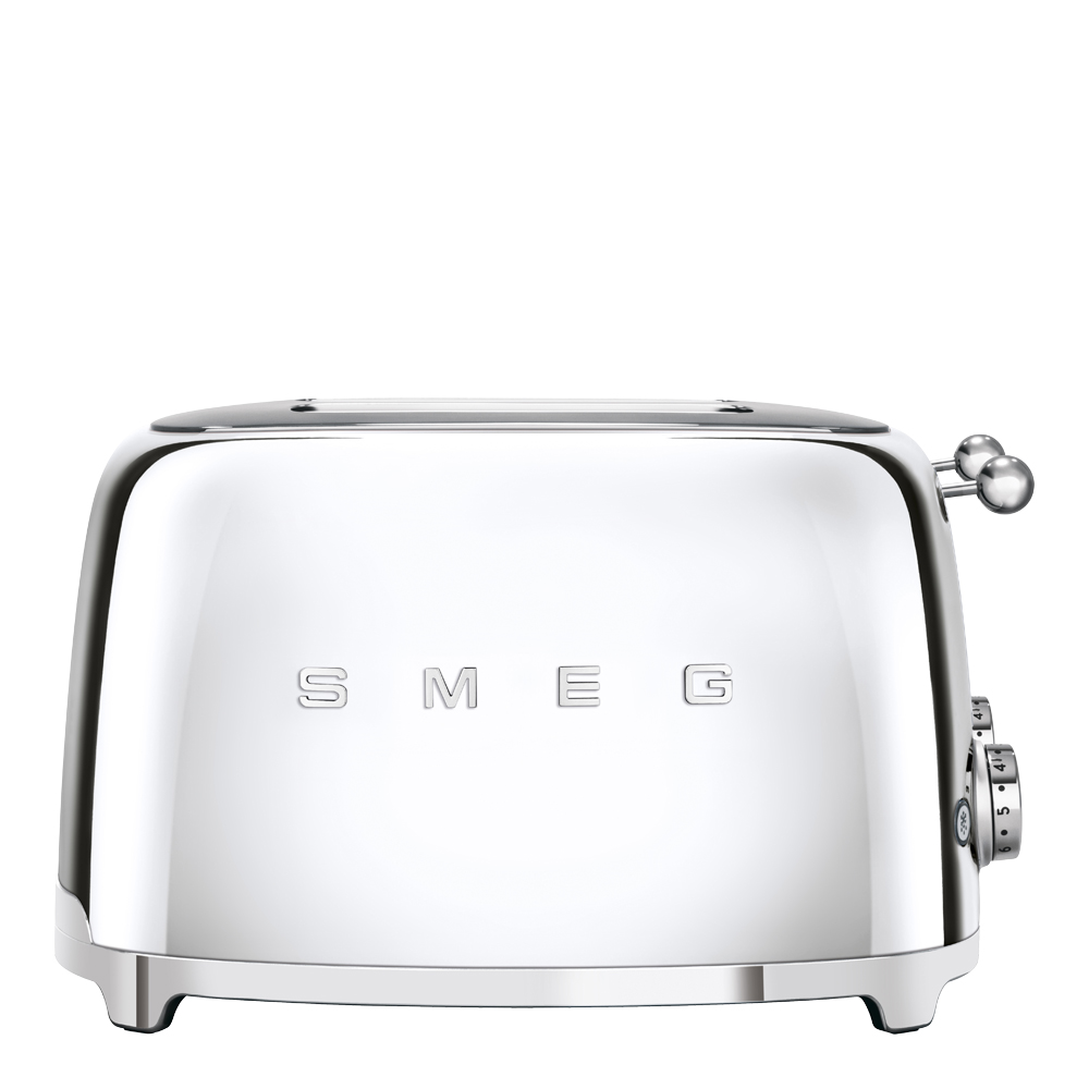 Smeg – Smeg Brödrost 4 skivor TSF02 kvadrat Krom