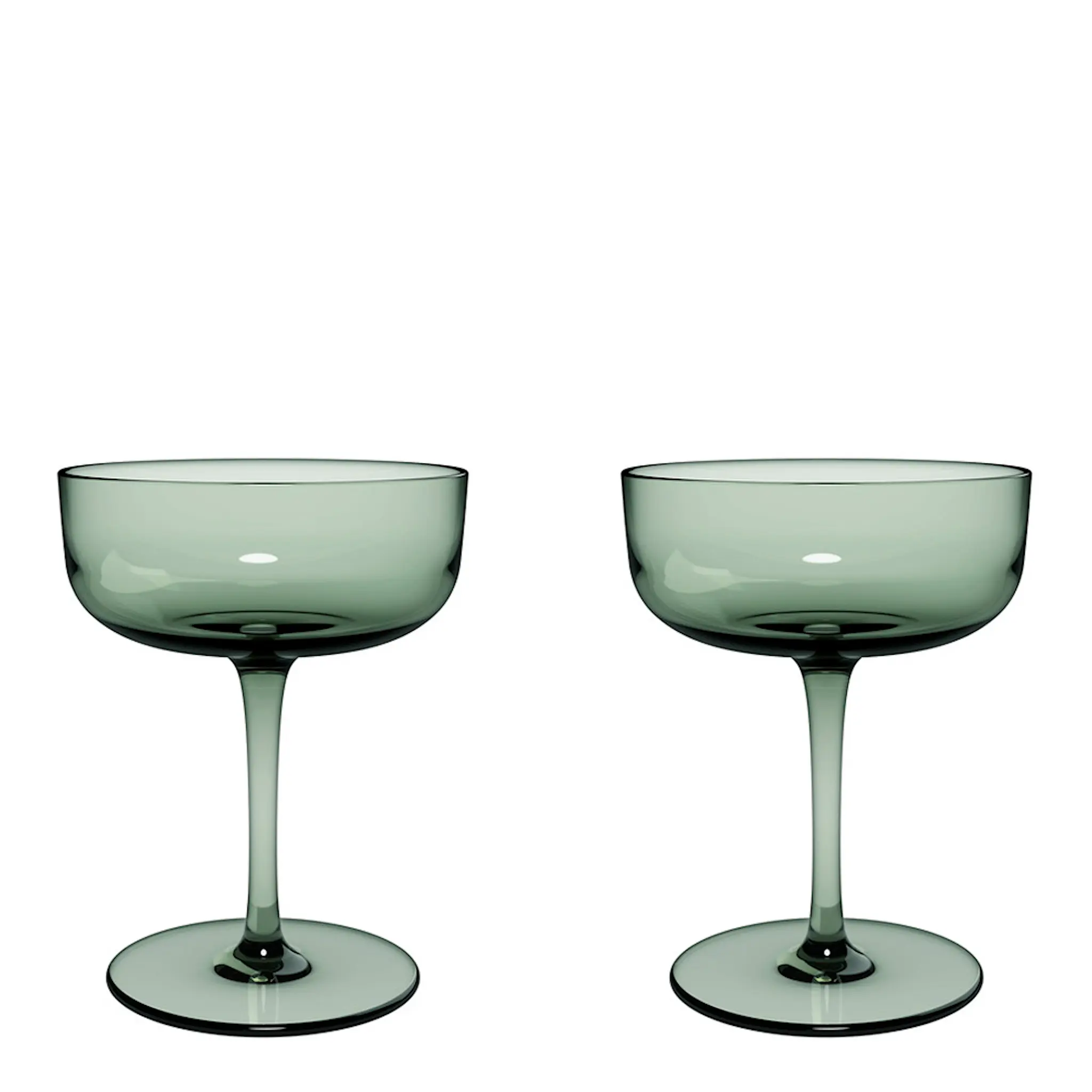 Villeroy & Boch Champagneglas coupe 10 cl 2-pack Sage