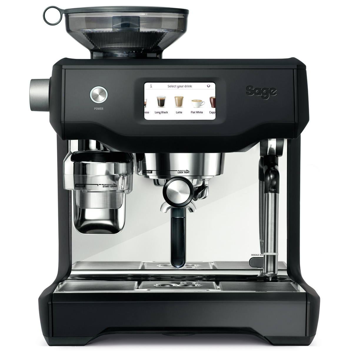 Sage – Sage The Oracle Touch Espressomaskin Black Truffle