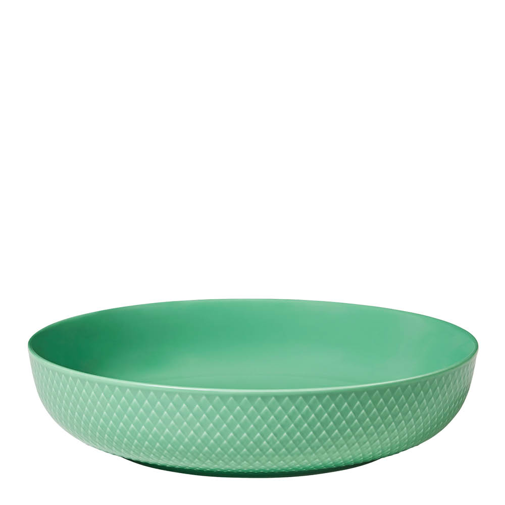 Lyngby Porcelæn - Rhombe Color Serveringsskål 28 cm Grön