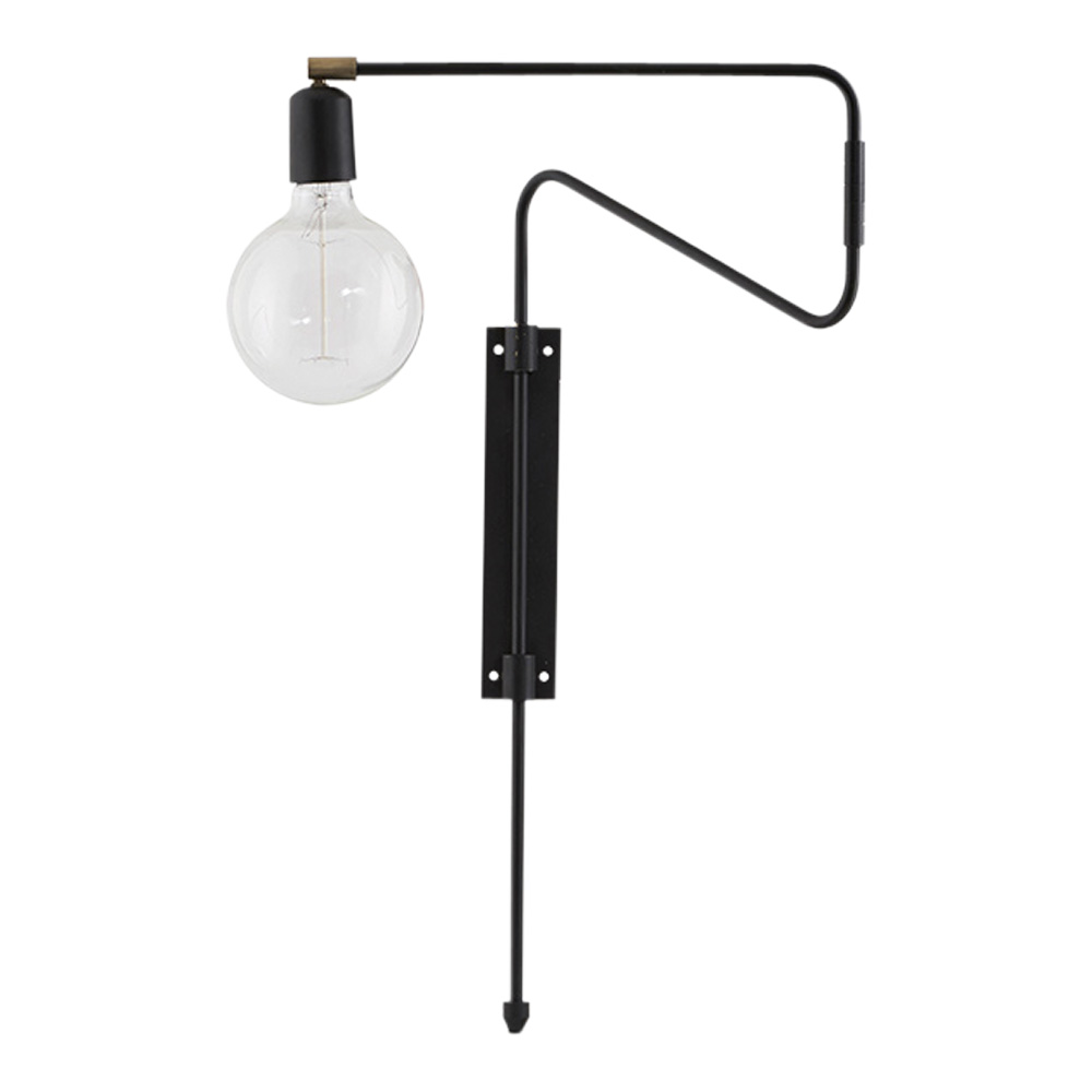 Produktfoto för House Doctor - Swing Vägglampa 35cm Svart
