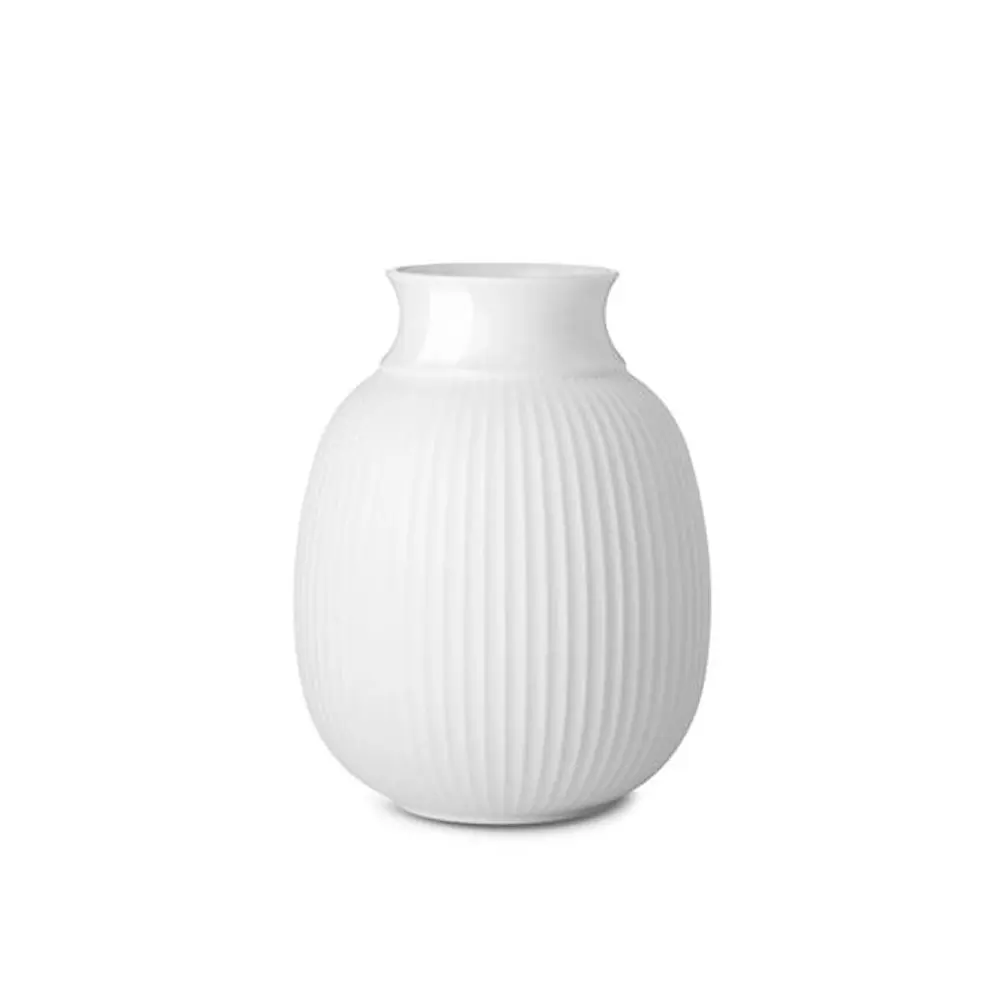Curve vase 12,5 cm hvit