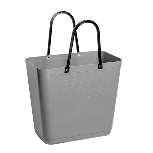 Recycled Plastic väska hög 14 L grå